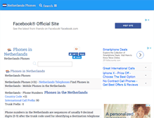 Tablet Screenshot of netherlandstelephones.com